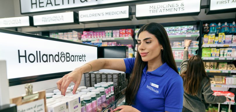 HOLLAND & BARRETT PARTNERS WITH WHSMITH IN THREE STORE TRIAL