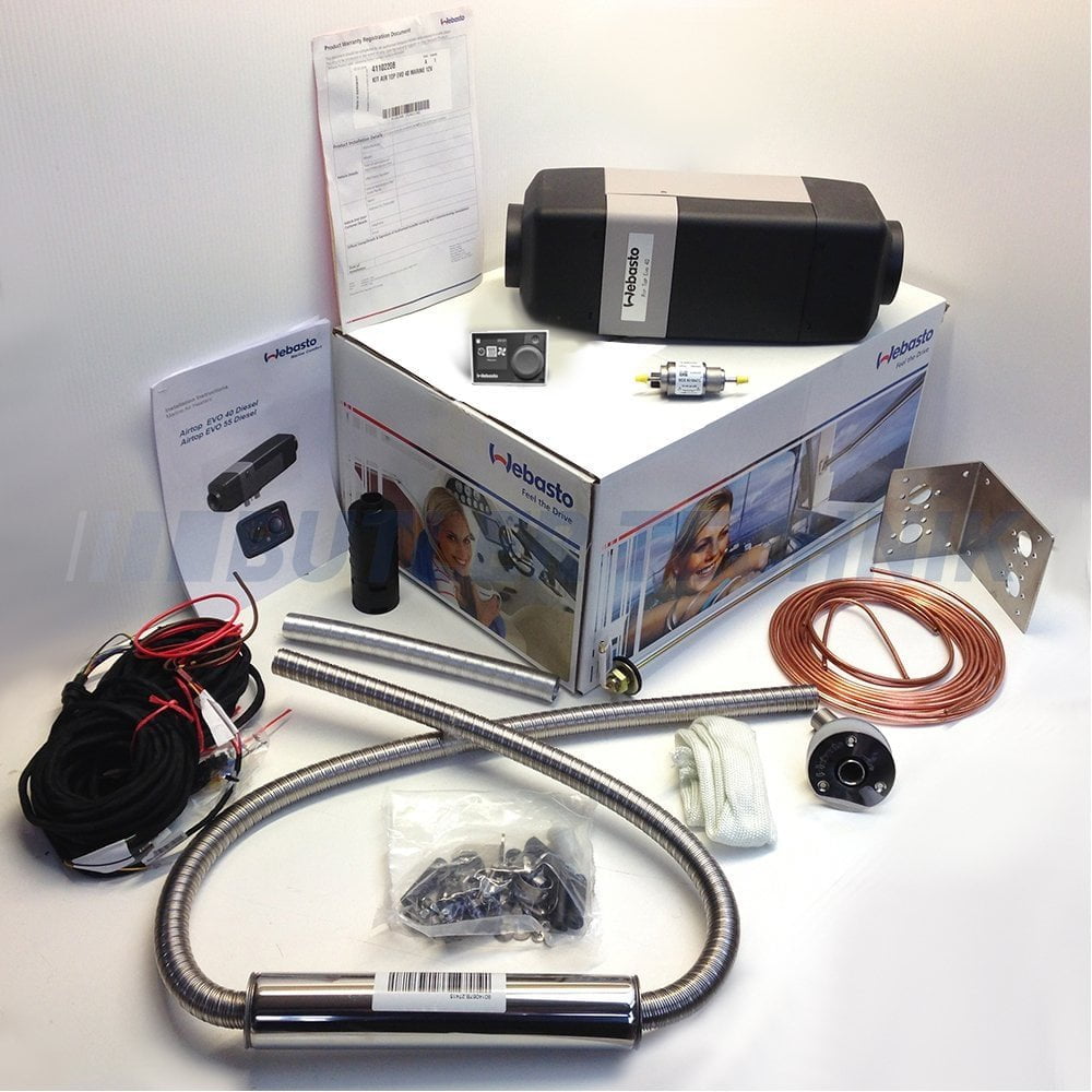 Webasto Air Top Evo 40 4kw 12v Marine Heater Kit With Multicontrol Hd 7 Day Timer 4110220a P52 4662 Image